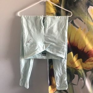 Mint Gymshark Nikki Blackketter Leggings Size S